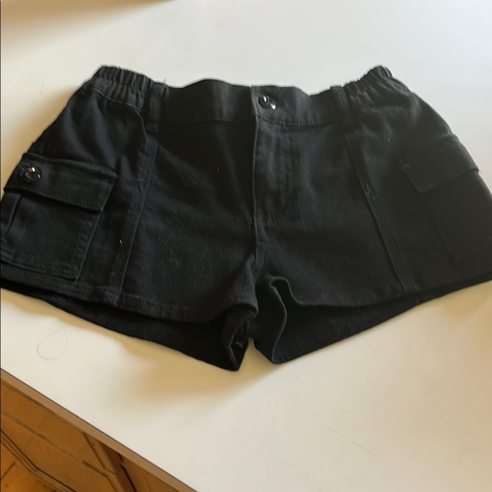 Black Women's Cargo Shorts from Forever 21